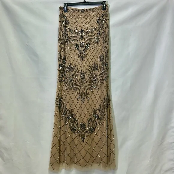 Adrianna papell beaded long skirt - Picture 1 of 10